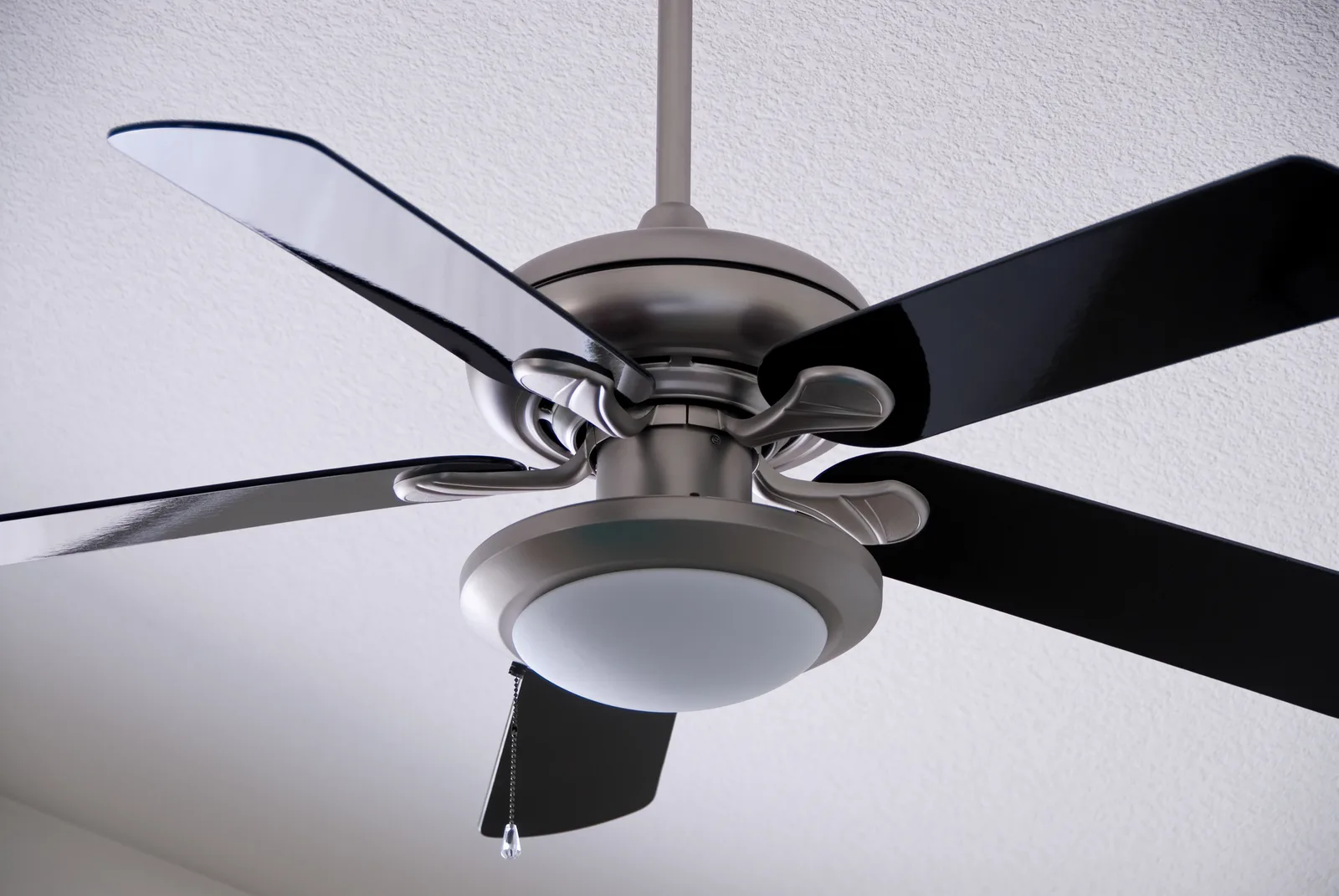 Ceiling fan with light installed by our team